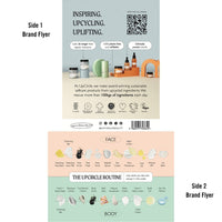 UpCircle Flyer with order of use