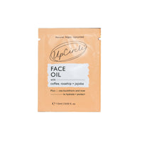 Organic Face Oil with Coffee, Rosehip + Jojoba